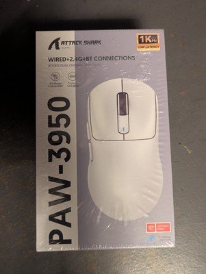 ATTACK SHARK X3MAX PAW3950 Wireless Gaming 50g Superlight BT/2.4G Wireless/Wired