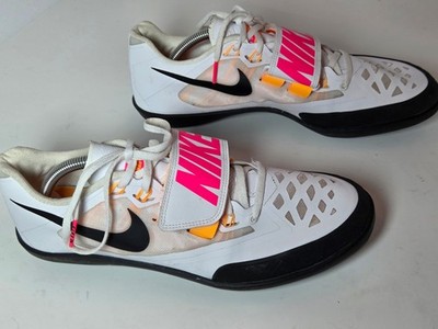 Nike Zoom Rotational 6 White Pink Black Throwing Shoes 685135-102 Mens 11 Track