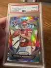 2017 Panini Prizm Illumination Patrick Mahomes Silver Prizm Rookie (RC) -PSA 10