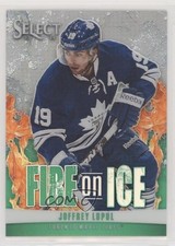 2013 Panini Select Fire on Ice Stars Green Prizm 18/25 Joffrey Lupul #FS-36 l7u