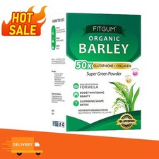 Organic Barley Grass Powder Dietary Supplement 10 Sticks - Improve Digestion