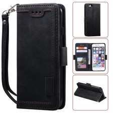 Retro Splicing Horizontal Flip Leather Case with Card Slots & Holder & Wallet, F