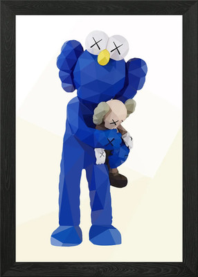 Kaws gerahmtes Wandbild Poster Leinwanddruck Bild