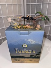 Tuskers Elephant Ornament Collectible Teatime Tussle With Original Box