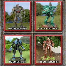 Battletech Miniatures - Fire Lance (4) - 10-042 by Iron Wind Metals