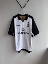 MANCHESTER UNITED 2001 2002 Shirt Soccer Football Jersey Two-sided Reversible