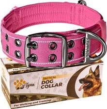 ADITYNA - Giant Female Dogs Collar with Handle - Adjustable XXL Collar 27 to 32
