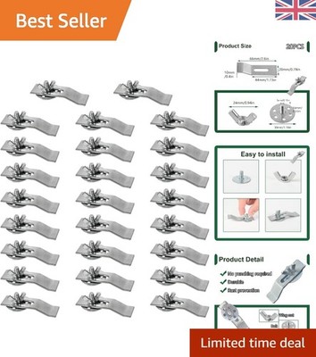 Robuste 20er-Pack Unterbau-Spülenhalterungen - einfache Installation, modernes Design