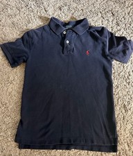 Polo Ralph Lauren Men  s Polo Shirt Navy 100 Cotton Short Sleeve Size S