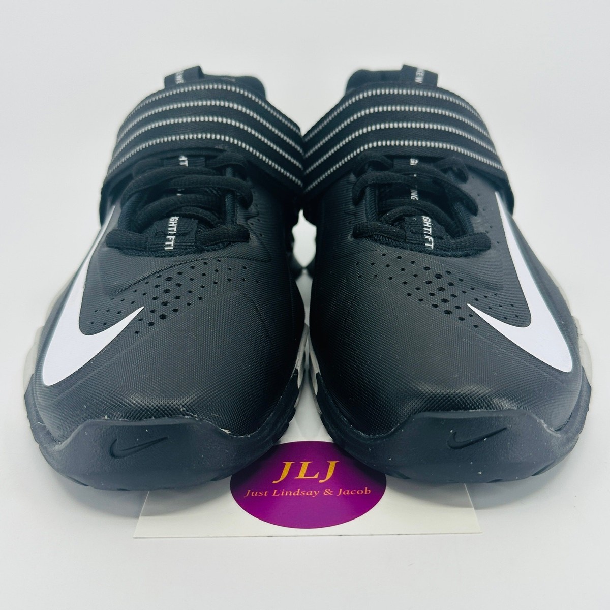 Nike Men's Savaleos Weightlifting Shoes Black/Grey CV5708-010 Size