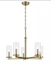 Kichler Crosby 5-Light Candlestick Chandelier w/ Remote