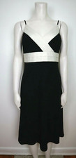 WOMEN'S BLACK & WHITE CLASSIC DRESS - ANN TAYLOR - SIZE 4