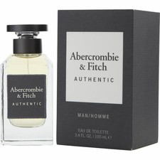 ABERCROMBIE  FITCH AUTHENTIC MAN EAU DE TOILETTE SPRAY 3.4 Oz / 100 ml NEW  