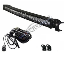 25 inch Curved LED Light Bar Spot Flood Combo Work Offroad Driving SUV 4X4 Truck