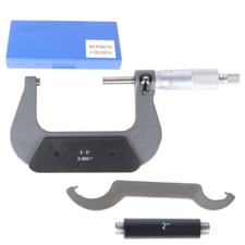 2-3" Precision outside micrometer 0.0001" carbide tipped, standard USA
