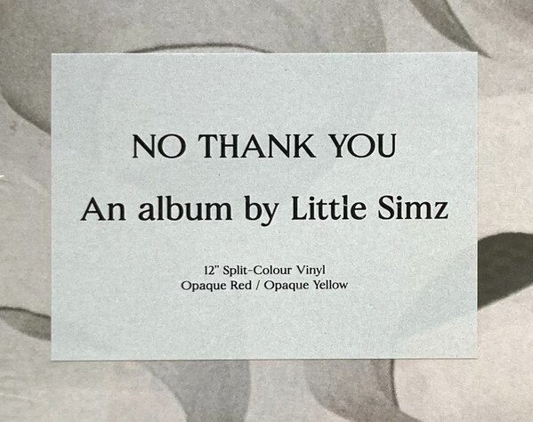 Little Simz – No Thank You LPレコード 2枚組 Little Simz - NO THANK YOU (Vinyl 2LP - 2023 - UK - Original