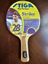 Vtg Stiga Ping Pong Paddle Purple Blue/Green Sealed Play The Best Classic NOS
