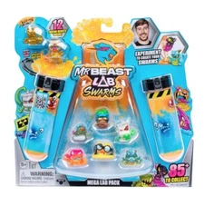 Mr Beast Lab Swarms Test Tube Pack contains 12 micro beasts - Atomic Series New