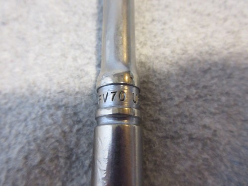 FV-70 SNAP ON 3/8" RATCHET Excellent No Names 7.5" long Handle - Picture 5 of 5