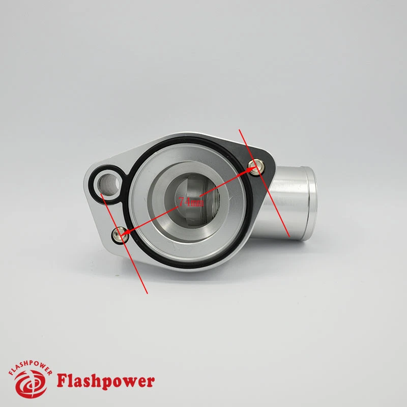 Cuello de agua giratorio de aluminio Billet Ford bloque pequeño 221 260 289 302 351 W 1,5"" Foto 2 de 3