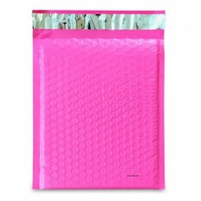 200 2 PINK Poly Bubble Mailers Envelopes Padded Mailer Shipping Bags 8.5x12