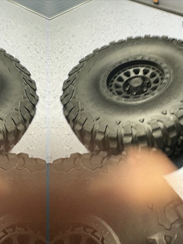 AXIAL SCX6 Jeep Wrangler Tires 17mm Hex Wheels w/ Caps - Picture 13 of 24