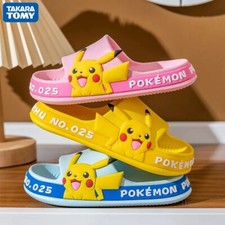 claquette pok mon sandales Pikachu tong plage taille et couleur au choix 2 8 ans