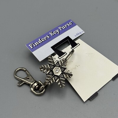 Alexx Inc Finders Key Purse Snowflake Key Clasp Purse Accessories