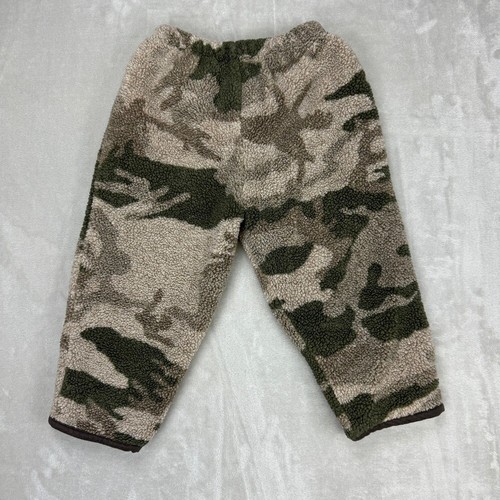 Cabela's Camo Sherpa Pants Fleece Warm Outdoor Kids Size 3T - Picture 5 of 6