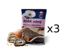 Poppy Seed Ground, Mak Mlety - Mak Mielony, Semix 200g/7.05oz - 3 Pack