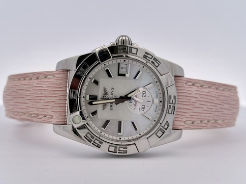 Breitling Galactic Stainless Steel MOP Dial Automatic 36mm Watch A37330