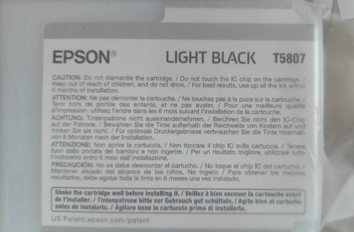 Oryginalne wkłady atramentowe Epson T5801/T5802/T5803/T5804/T5805/T5807/6/8/9/T580A/B - Zdjęcie 10 z 13