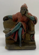 VINTAGE KRONHEIM OLDENBUSCH K&O MANTARANI'S DANTE METAL STAMPED BOOKEND