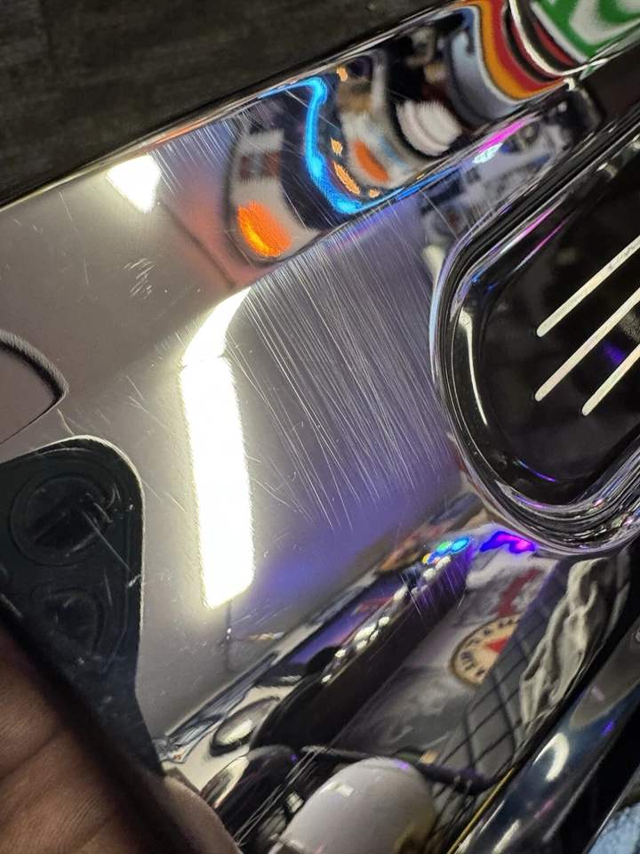 08-23 OEM Harley-Davidson FLH Street Glide tablero consola cubierta panel cromo FLHX Foto 3 de 4