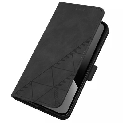 Hülle für Samsung Xiaomi Apple Magnet Flip Case Cover Tasche Schutzhülle Etui