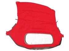Fits: Audi A4/S4 2003-09 Convertible Top W/Heated Glass window HAARTZ RED CANVAS