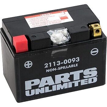 Parts Unlimited 2113-0093 Factory Activated Maintenance Free AGM Battery YTZ14S - Zdjęcie 1 z 1