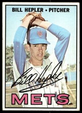 1967 Topps #144 Bill Hepler New York Mets EX-EXMINT