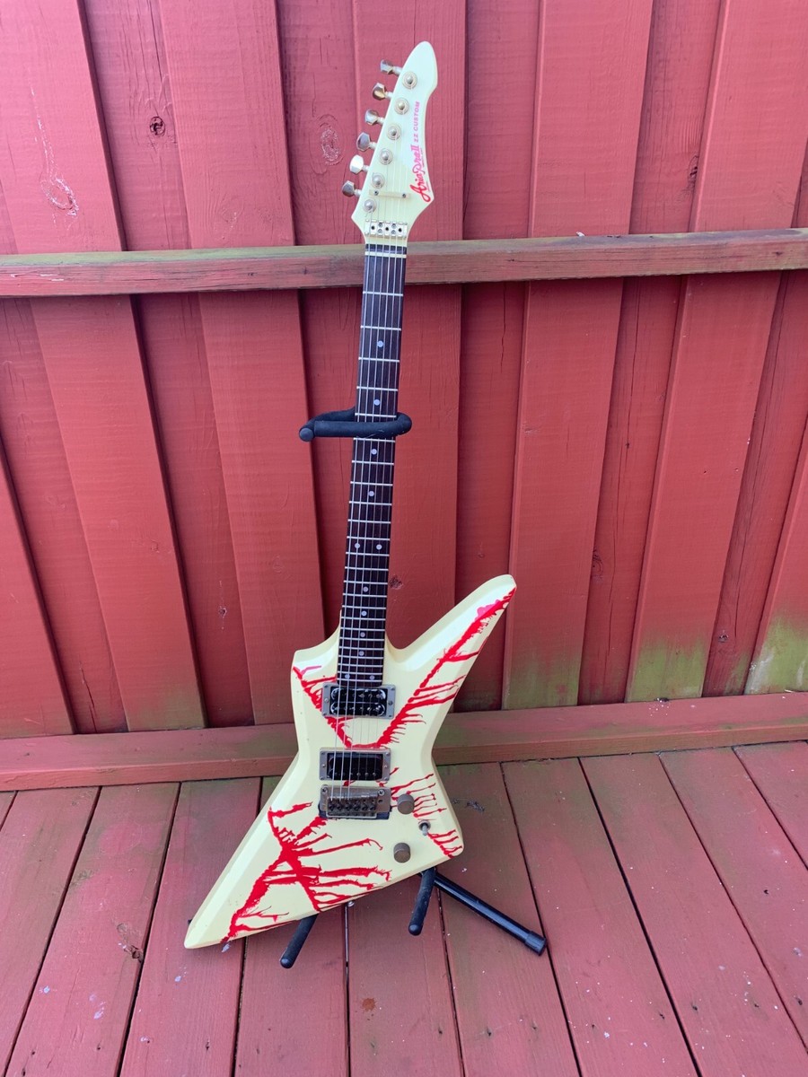 Aria Pro II ZZ Custom 6 String Electric Guitar Blood Aria Pro II ZZ Custom 6 String Electric Guitar Blood