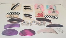 Vtg Lot 27 Hair Barrettes Claire's, Unbranded, Various Sizes, Shapes, And Colors