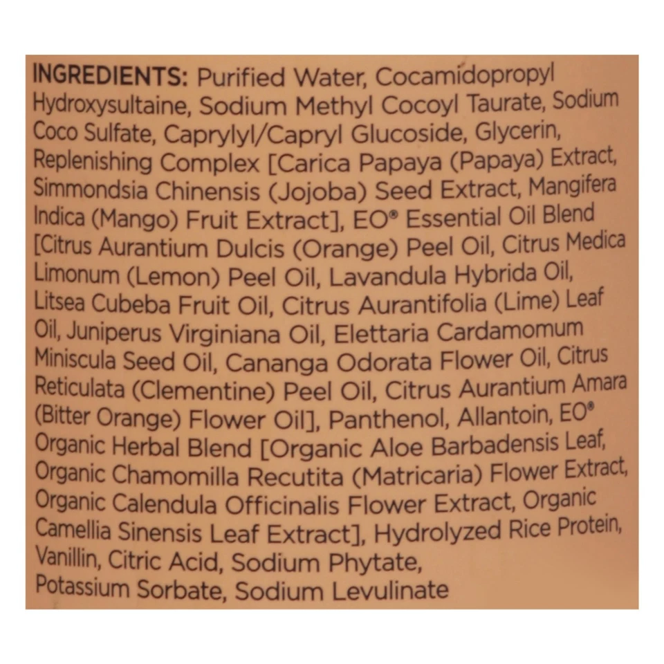 Produtos Eo - Gel/chuveiro flor de laranjeira/baunilha perfumado (pacote com 3) - Imagem 2 de 3