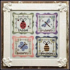 Garden Party Chart Pack~Little House Needleworks