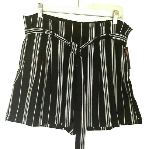 Vince Camuto Walking Shorts 14 Black White Dress Casual Bermuda "Daybreak" NEW - Picture 6 of 7