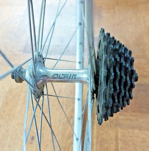 Set roues vélo course ALPIN AMBROSIO Montreal Black MAILLARD wheels racing bike - Foto 4 di 6