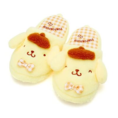 Sanrio Pom Pom Purin Face Shaped Slippers 626635 One Size 25cm