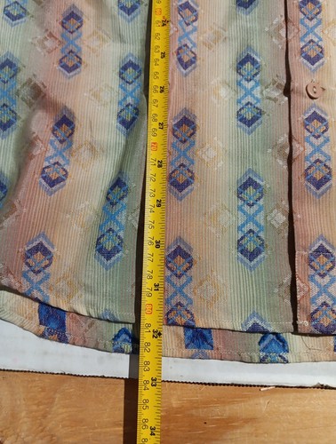 Jhane Barnes Cotton Blend Button Up Shirt Men's Size XL NWT Argyle Print - Picture 10 of 10