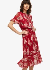 phase eight bright lipstick ilia lace bodice jumpsuit