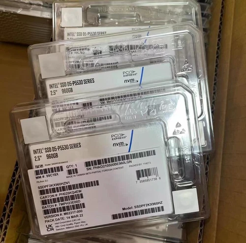 Intel SSD D5-P5530 960GB U.2 Series DC NVME Solid State Drive (SSDPF2KX960HZN1) - Picture 4 of 6