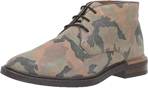 Camouflage Suede Boots for Men