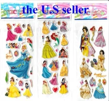 3 Different Sheets, 3D Puffy Stickers, Children Stickers Kids Gift
